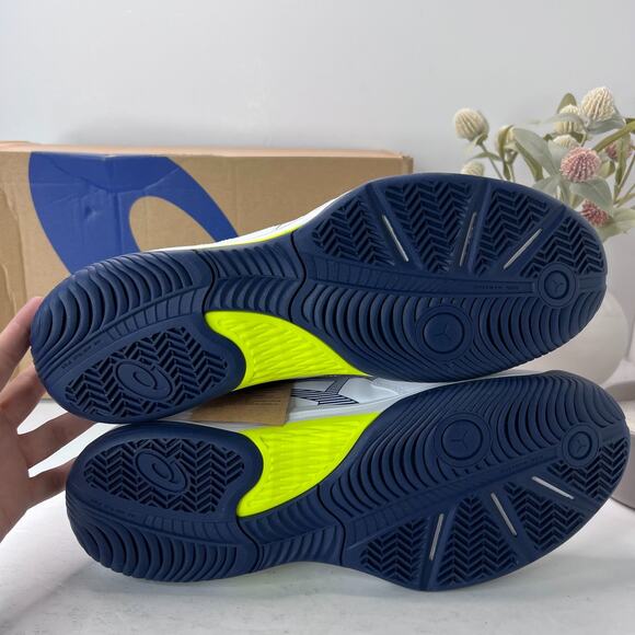 ASICS Gel Renma Pickleball Court Shoes White Blue Expanse Men's 13 NWB - Picture 8 of 10